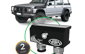 Diff Breather Kit - 2 Port suits NISSAN SAFARI / PATROL GQ Y60 1987-1997