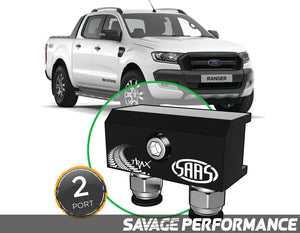 Diff Breather Kit - 2 Port suits FORD RANGER PX1 PX2 2011-2015