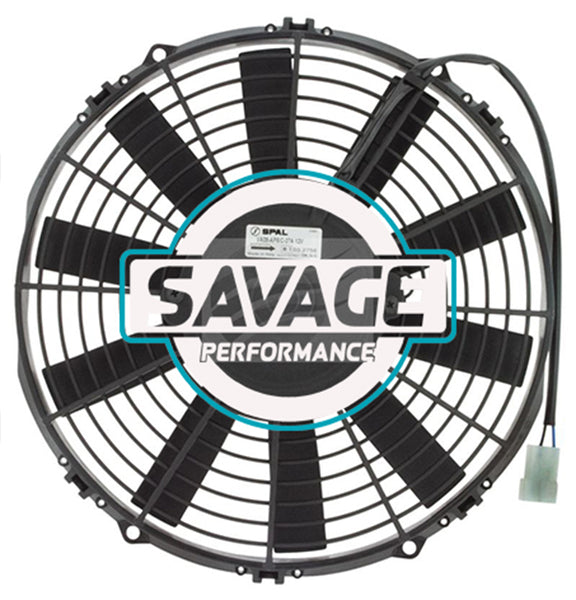Spal Universal 280mm 11" 12V Puller Straight Blade Fan 1280m3/h