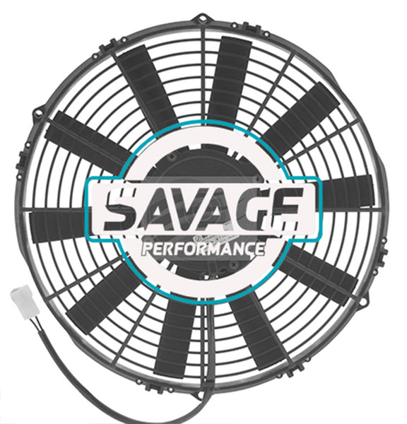 Spal Universal 330mm 13" 12V Puller Straight Blade Fan 1630m3/h