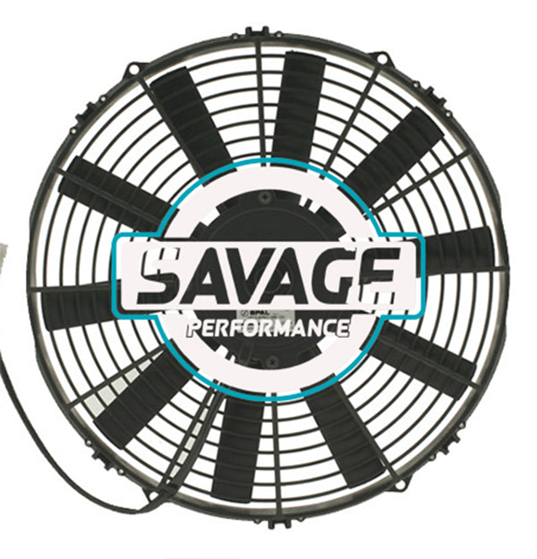Spal Universal 330mm 13" 12V Pusher Straight Blade Fan 1680m3/h