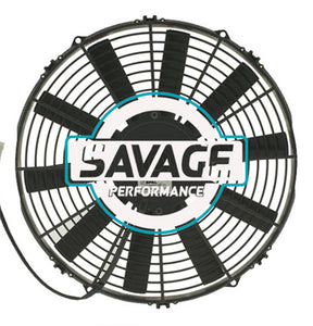Spal Universal 330mm 13" 12V Pusher Straight Blade Fan 1680m3/h