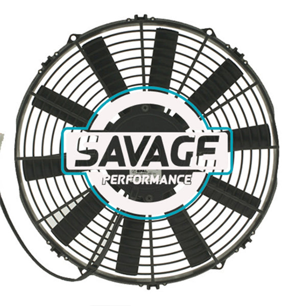 Spal Universal 330mm 13" 12V Pusher Straight Blade Fan 1680m3/h