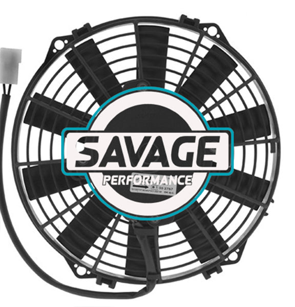 Spal Universal 225mm 9" 24V Pusher Straight Blade Fan 1180m3/h
