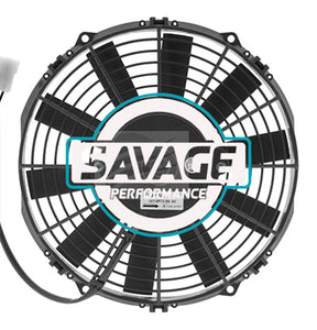 Spal Universal 255mm 10" 24V Puller Straight Blade Fan 1340m3/h
