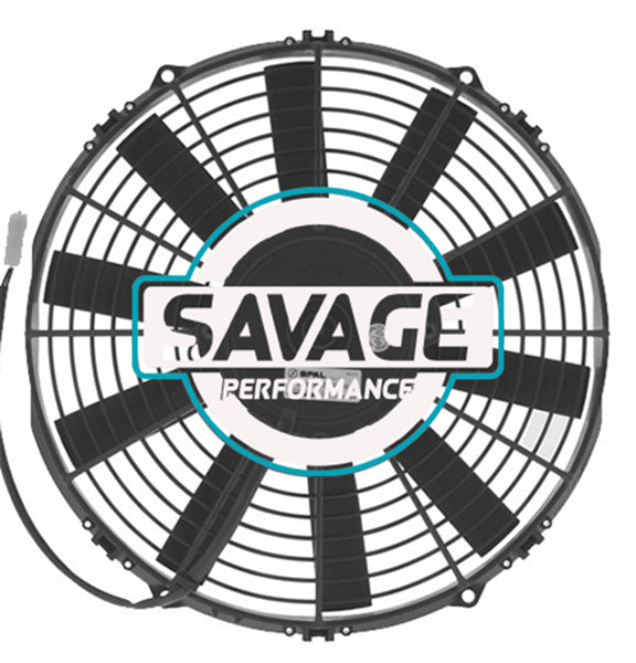 Spal Universal 305mm 12" 24V Puller Straight Blade Fan 1970m3/h