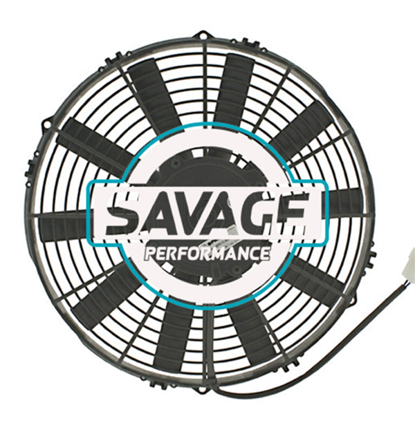 Spal Universal 330mm 13" 24V Pusher Straight Blade Fan 2000m3/h