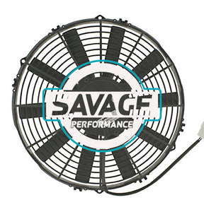 Spal Universal 330mm 13" 24V Pusher Straight Blade Fan 2000m3/h
