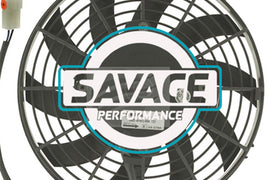 Spal Universal 225mm 9" 12V Puller Skew Blade Fan 1020m3/h