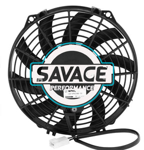 Spal Universal 225mm 9" 12V Pusher Skew Blade Fan 1000m3/h