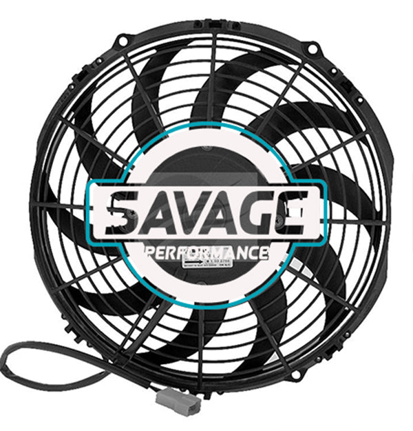 Spal Universal 280mm 11" 12V Puller Skew Blade Fan 1320m3/h