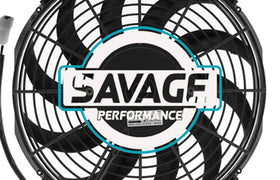Spal Universal 280mm 11" 12V Pusher Skew Blade Fan 1410m3/h