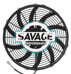 Spal Universal 385mm 16" 24V Puller Skew Blade Fan 3018m3/h