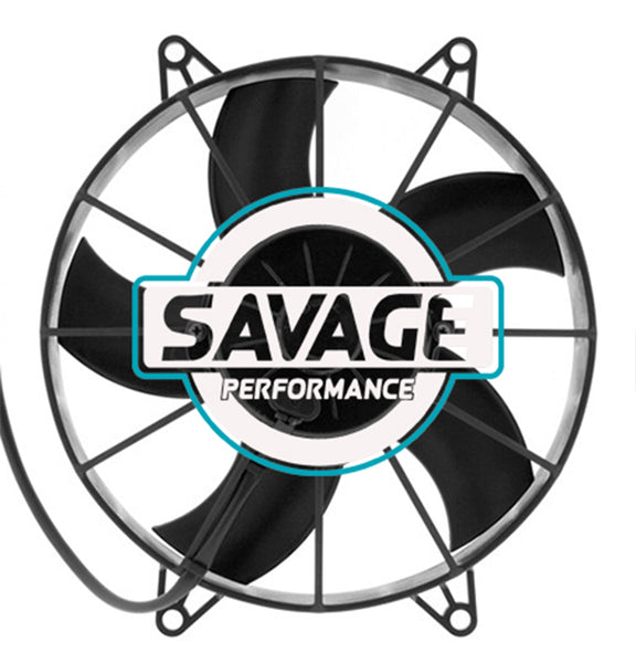 Spal Universal 255mm 10" 12V Pusher Skew Blade Fan 1800m3/h