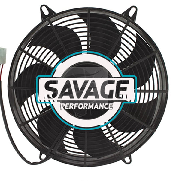 Spal Universal 280mm 11" 12V Puller Skew Blade Fan 1930m3/h