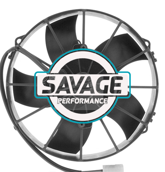 Spal Universal 225mm 9" 24V Puller Skew Blade Fan 1370m3/h