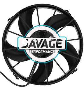 Spal Universal 305mm 12" 24V Pusher Skew Blade Fan 2850m3/h