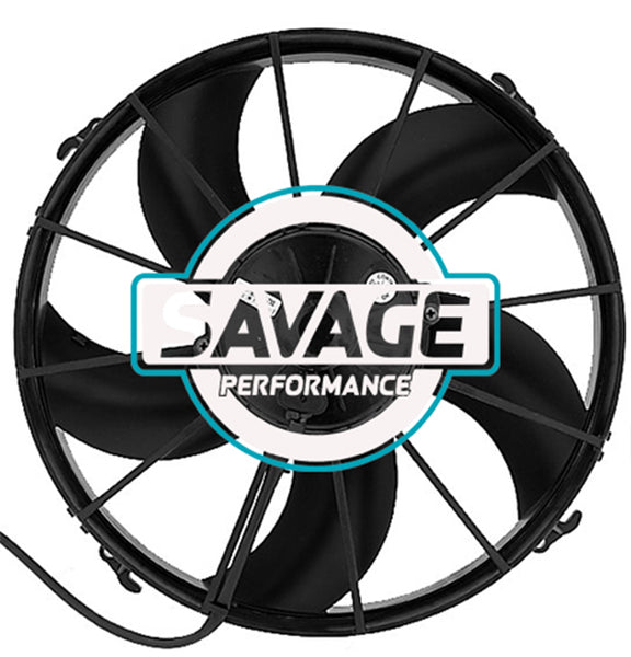 Spal Universal 305mm 12" 24V Pusher Skew Blade Fan 2850m3/h