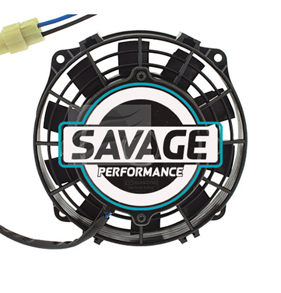 Maradyne - Champion Series Universal 165mm 6.5" 12V Reversible Skew Blade Fan 636m3/h