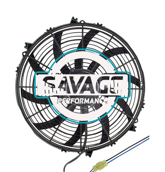 Maradyne - Champion Series Universal 385mm 16" 12V Reversible Skew Blade Fan 3068m3/h