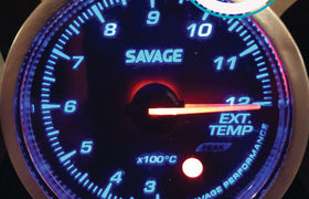60mm Savage EGT (Exhaust Gas Temperature) Gauge 7 Colours *Savage Performance*