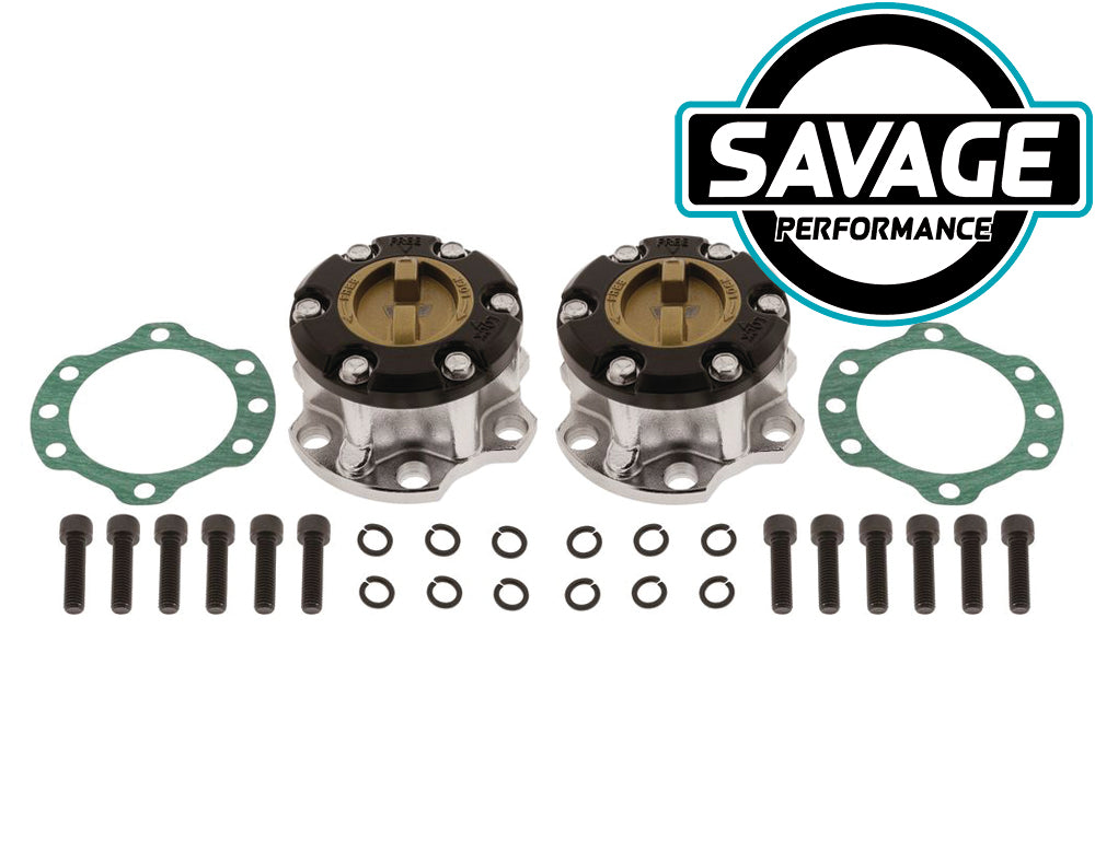 HULK 4x4 Freewheel / Manual Hubs fits Toyota Landcruiser GRJ VDJ HDJ HZJ - with 10mm studs