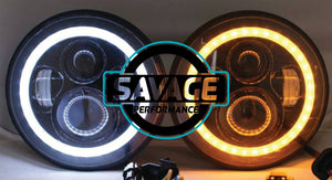NISSAN SAFARI GQ Y60 HALO Round LED Headlights *Savage Performance*