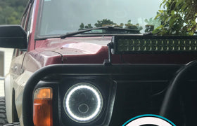 7 Inch HALO Round LED Headlights
