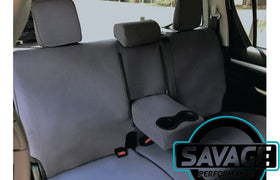HULK 4x4 - Rear Seat Covers for Holden Colorado Dual Cab, Isuzu D-Max Dual Cab