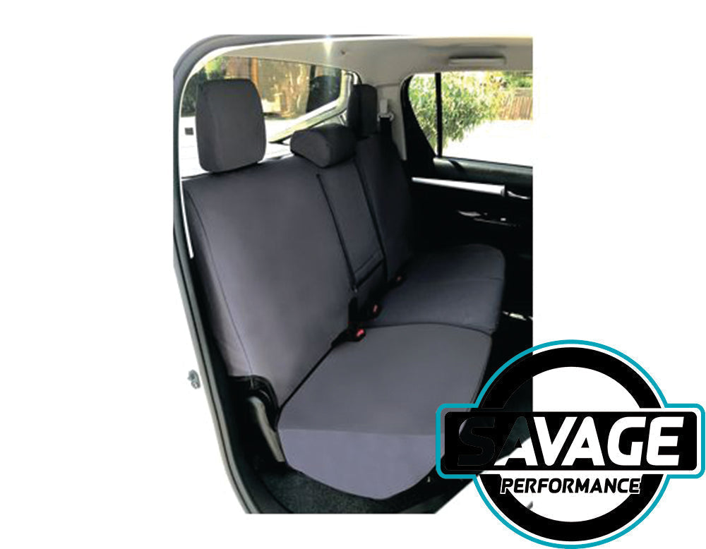 HULK 4x4 Rear Seat Covers for Volkswagen Amarok – Savage