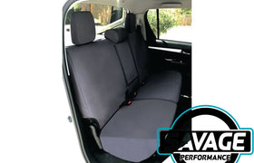 HULK 4x4 - Rear Seat Covers for Holden Colorado Dual Cab, Isuzu D-Max Dual Cab
