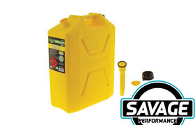 HULK 4x4 - 20 Litre Fast Flow Plastic Fuel Jerry Can - DIESEL YELLOW