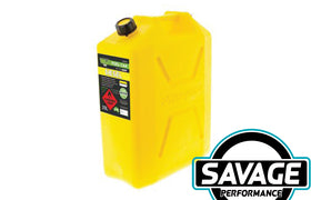 HULK 4x4 - 20 Litre Fast Flow Plastic Fuel Jerry Can - DIESEL YELLOW