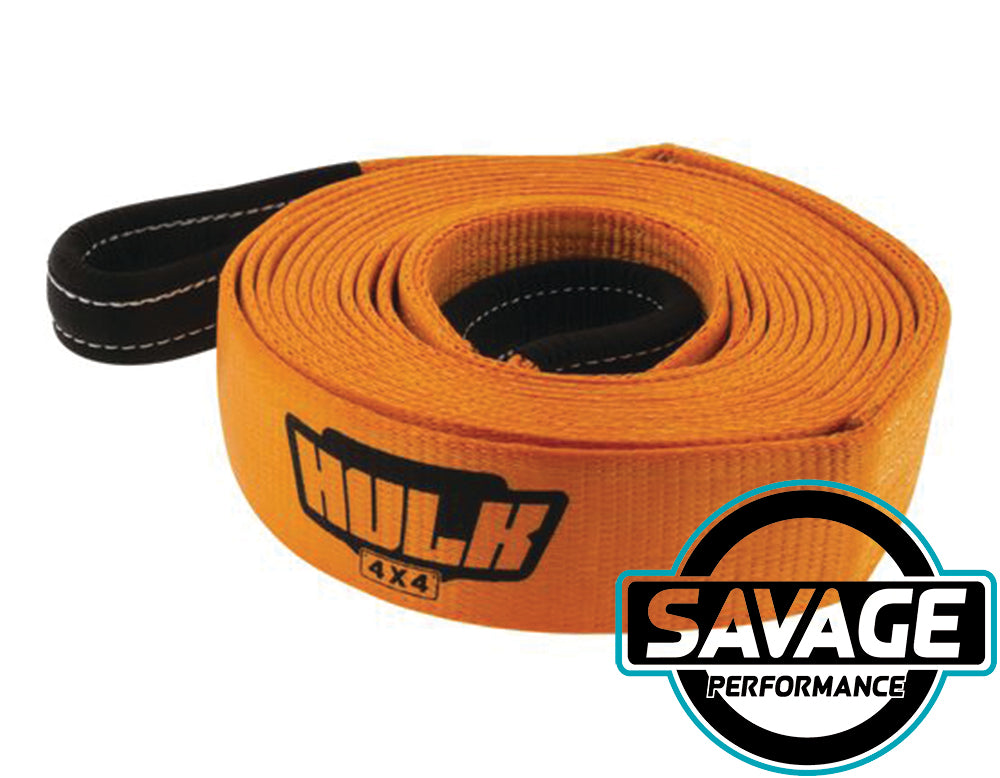 HULK 4x4 Premium 9T 9,000kg Snatch Strap 8m x 65mm