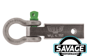 Hulk 4x4 Recovery Hitch 185mm with Bow Shackle