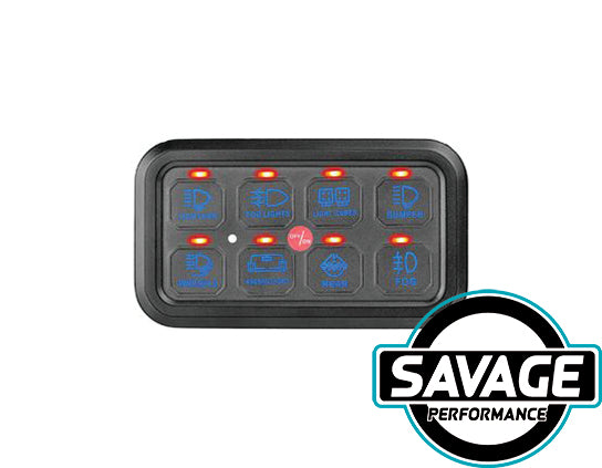 HULK 4x4 - SMART 8 Switch Panel - Programmable RGB