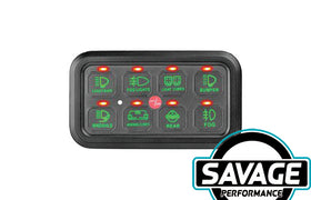 HULK 4x4 - SMART 8 Switch Panel - GREEN