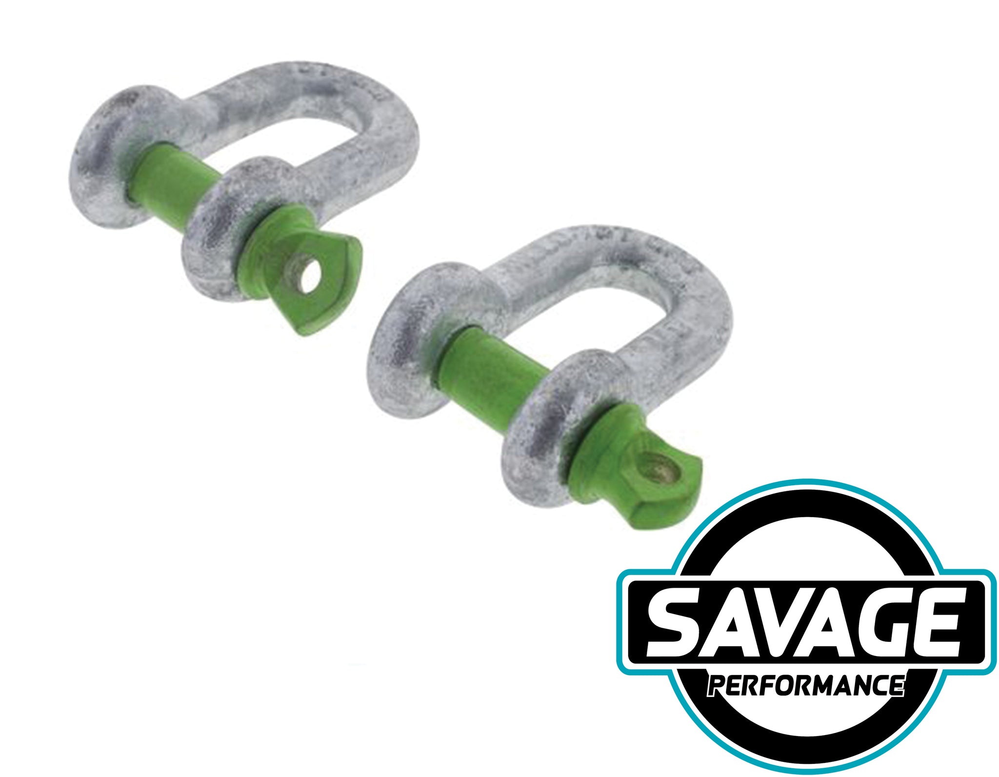 HULK 4x4 D Shackle 8mm 750kg (Pack of 2)