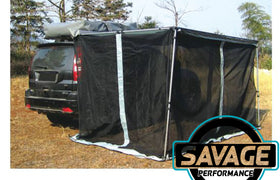HULK 4x4 Black Nylon Mosquito Mesh + Storage Bag - 2M X 2.5M