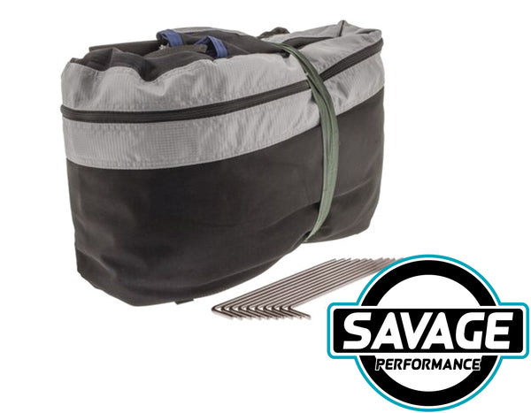 HULK 4x4 Black Nylon Mosquito Mesh + Storage Bag - 2M X 2.5M