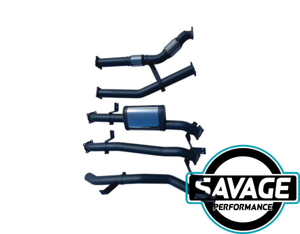 Suits Toyota Landcruiser 79 Series 1VD V8 Dual Cab - Stainless Steel Exhaust - HULK 4x4