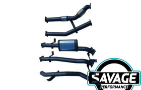 Suits Toyota Landcruiser 79 Series 1VD V8 Dual Cab - Stainless Steel Exhaust - HULK 4x4
