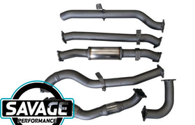 Suits Toyota Landcruiser 79 Series 1VD V8 Single Cab - Stainless Steel Exhaust - HULK 4x4