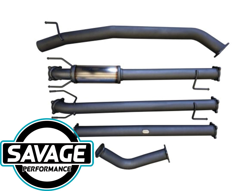 Suits Toyota Hilux GUN Series SR / SR5 2.8TD - Stainless Steel Exhaust - HULK 4x4