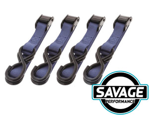 HULK 4x4 Cambuckle Tiedown 4 Pack - 1.8m x 25mm 250kg