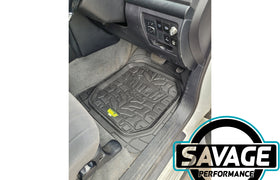 HULK 4x4 - Universal HEAVY DUTY Deep Dish Floor Mats