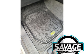 HULK 4x4 - Universal HEAVY DUTY Deep Dish Floor Mats