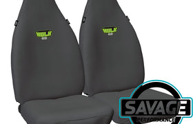 HULK 4x4 - Front Seat Covers Suitable for Toyota Hilux Workmate Single Cab