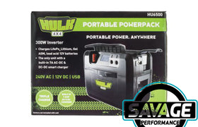 HULK 4x4 - Portable Powerpack - 12 Volt DC / 240 Volt AC
