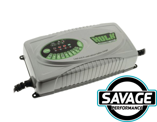 HULK 4x4 - 9 Stage Fully Automatic Battery Charger - 15 Amp 12/24v